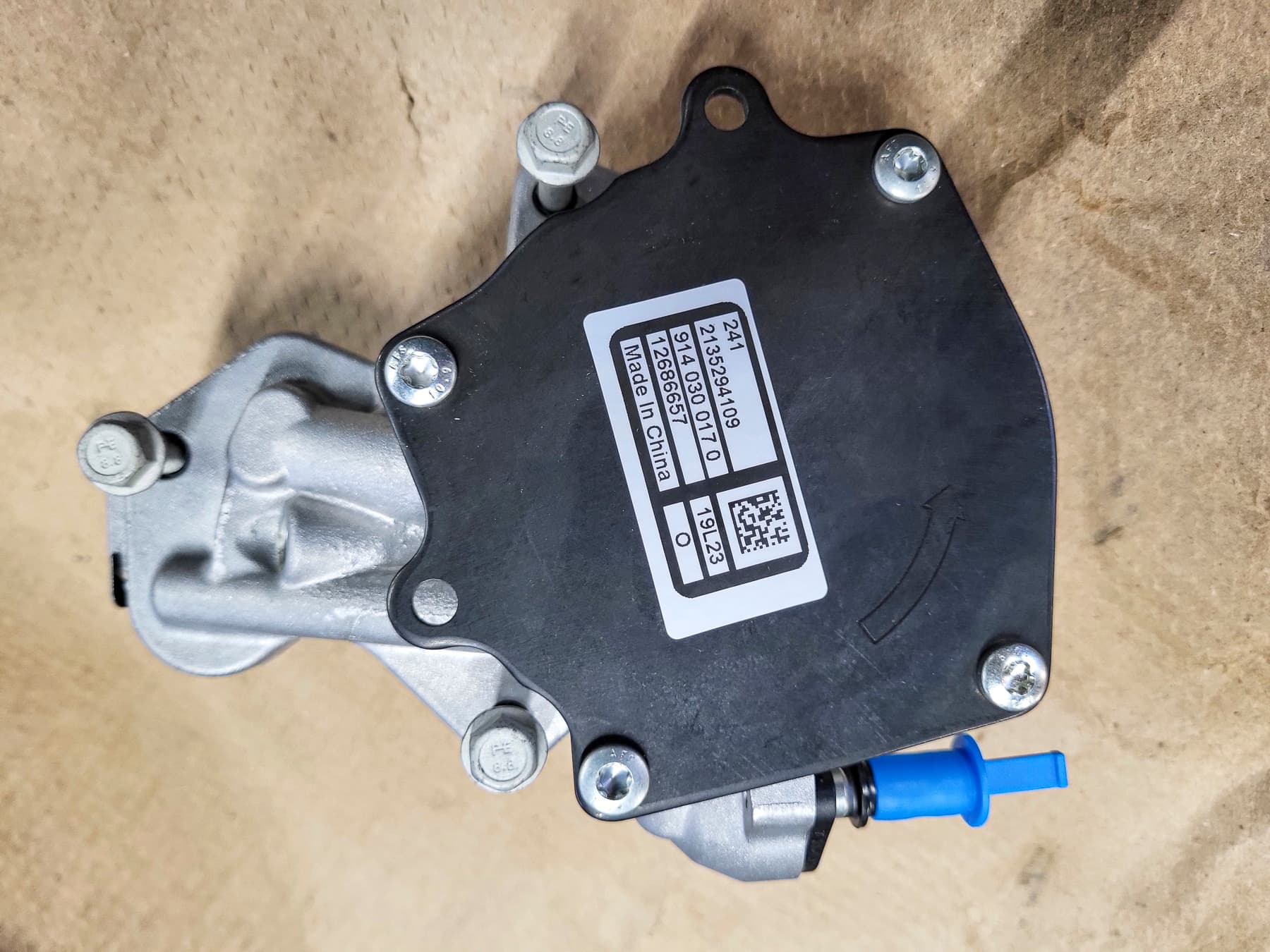 2017 Chevy Colorado Brake Vacuum Pump